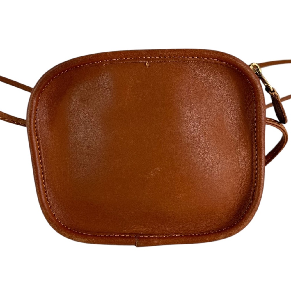 Genuine COACH Genuine Tan Leather Mini Crossbody Bag - Picture 2 of 10